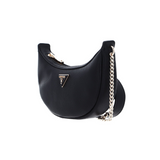 GUESS Eco Craig Mini Crossbody Saddle Bag - BLK - Black