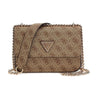 GUESS Eco Elements 4G Logo Mini Crossbody Flap Bag - BEG - Beige