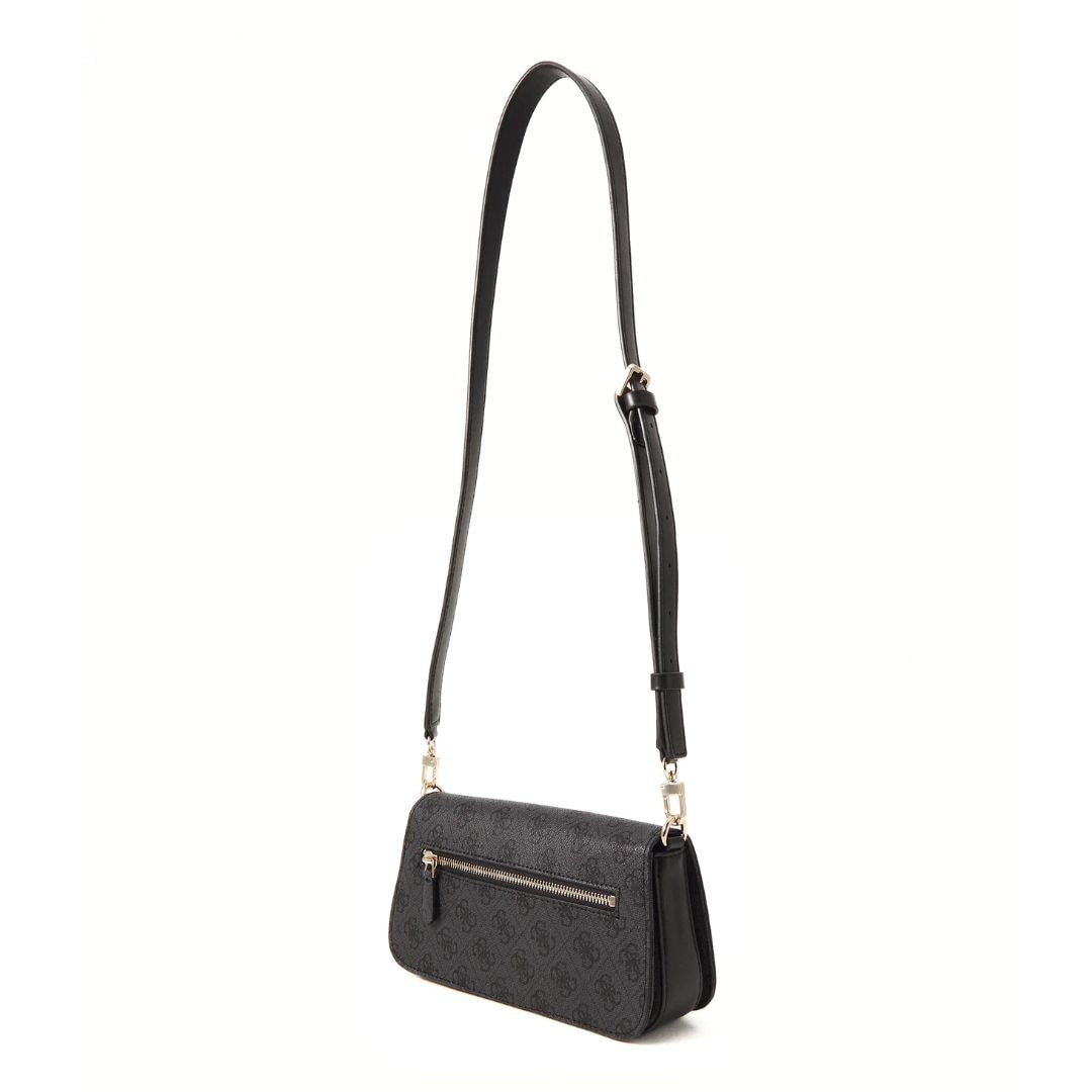 GUESS Eco Mietta 4G Logo Mini Shoulder Bag - COL - Grey