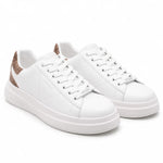 GUESS Elba Leather Sneakers Men -WHT - White / 39