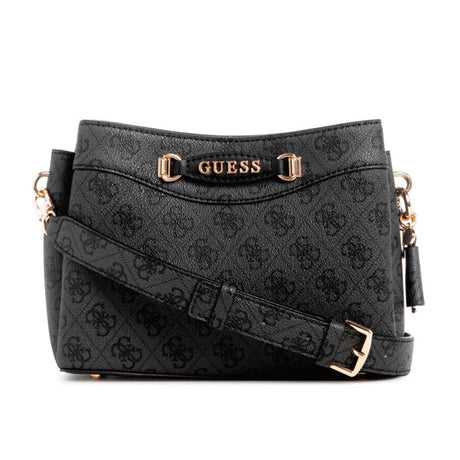 GUESS Emera Girlfriend Xbody Top Zip BAG - COL - Coal