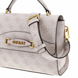 GUESS Emera Logo Top Handle Flap Bag - RSE - Rose