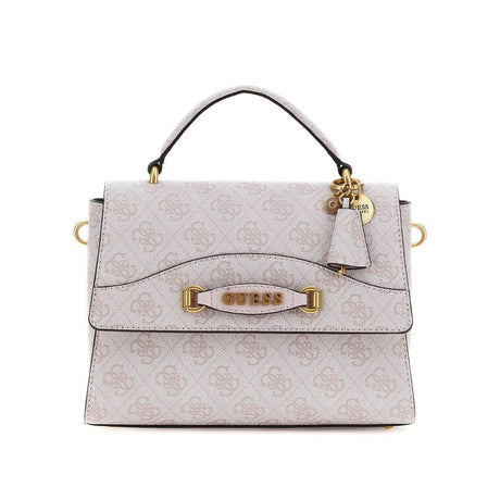 GUESS Emera Logo Top Handle Flap Bag - RSE - Rose