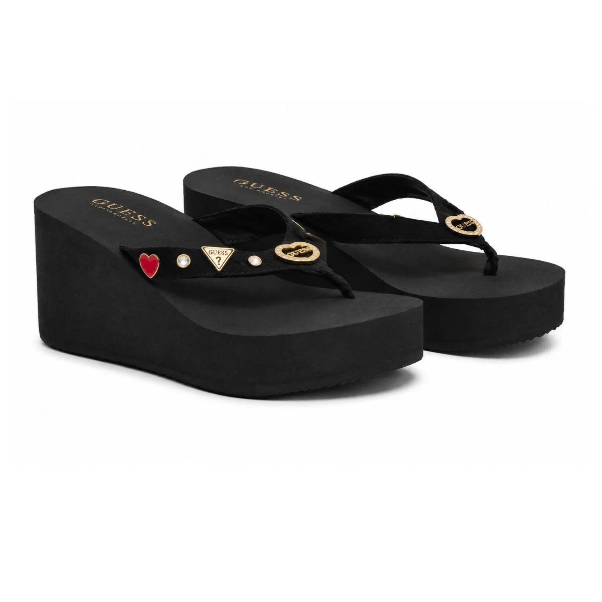 GUESS Eva Platform Sandals Women - BLK - Black / 35