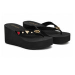 GUESS Eva Platform Sandals Women - BLK - Black / 35