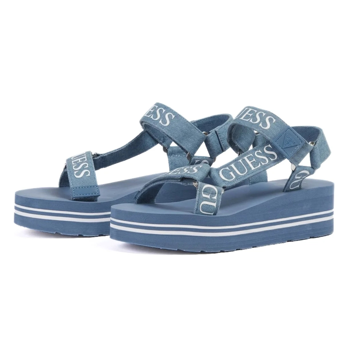 Guess Eveh Wedge Sandals Women - NVY - Navy / 35