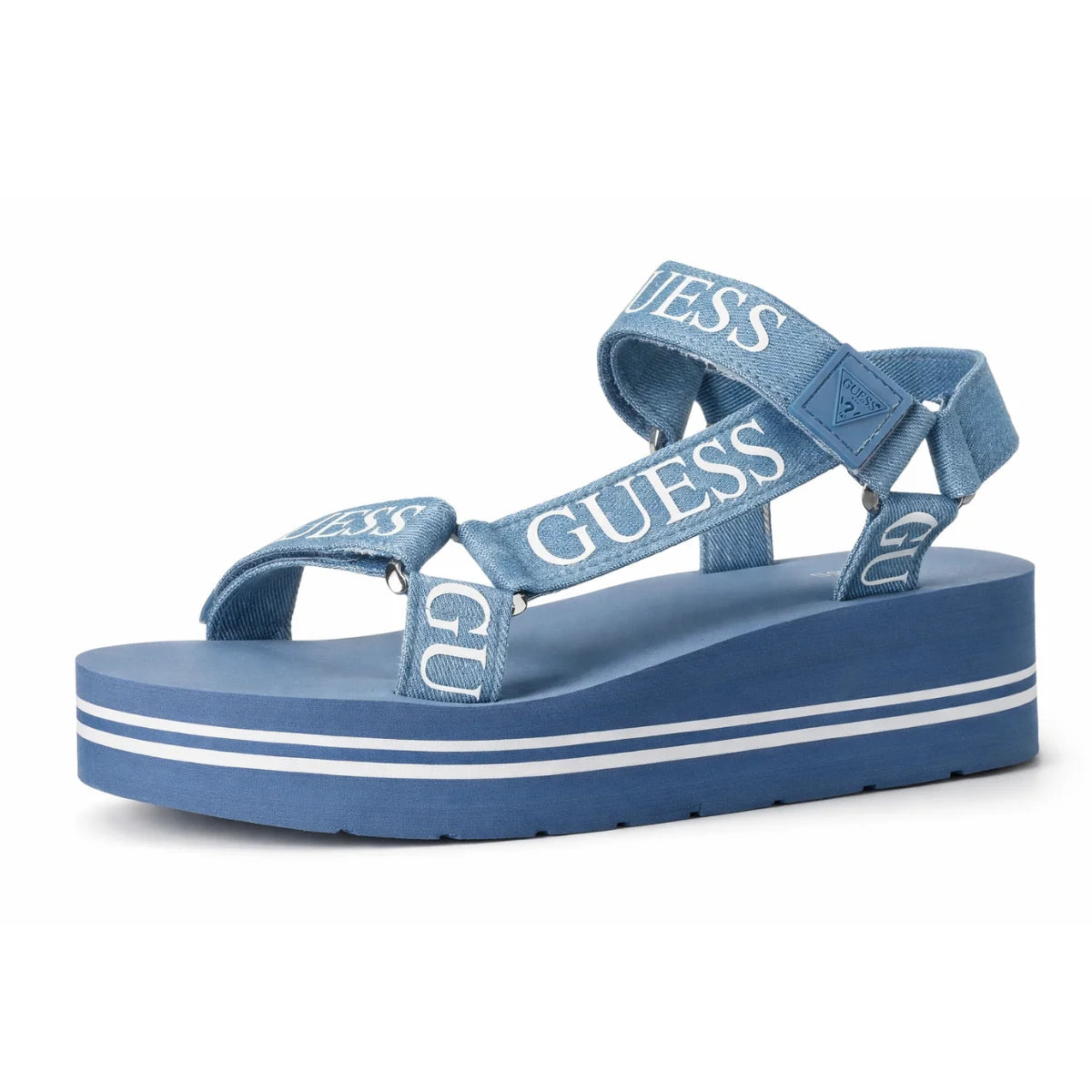 Guess Eveh Wedge Sandals Women - NVY