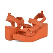 Guess Eveh Wedge Sandals Women - ORG - Orange / 35