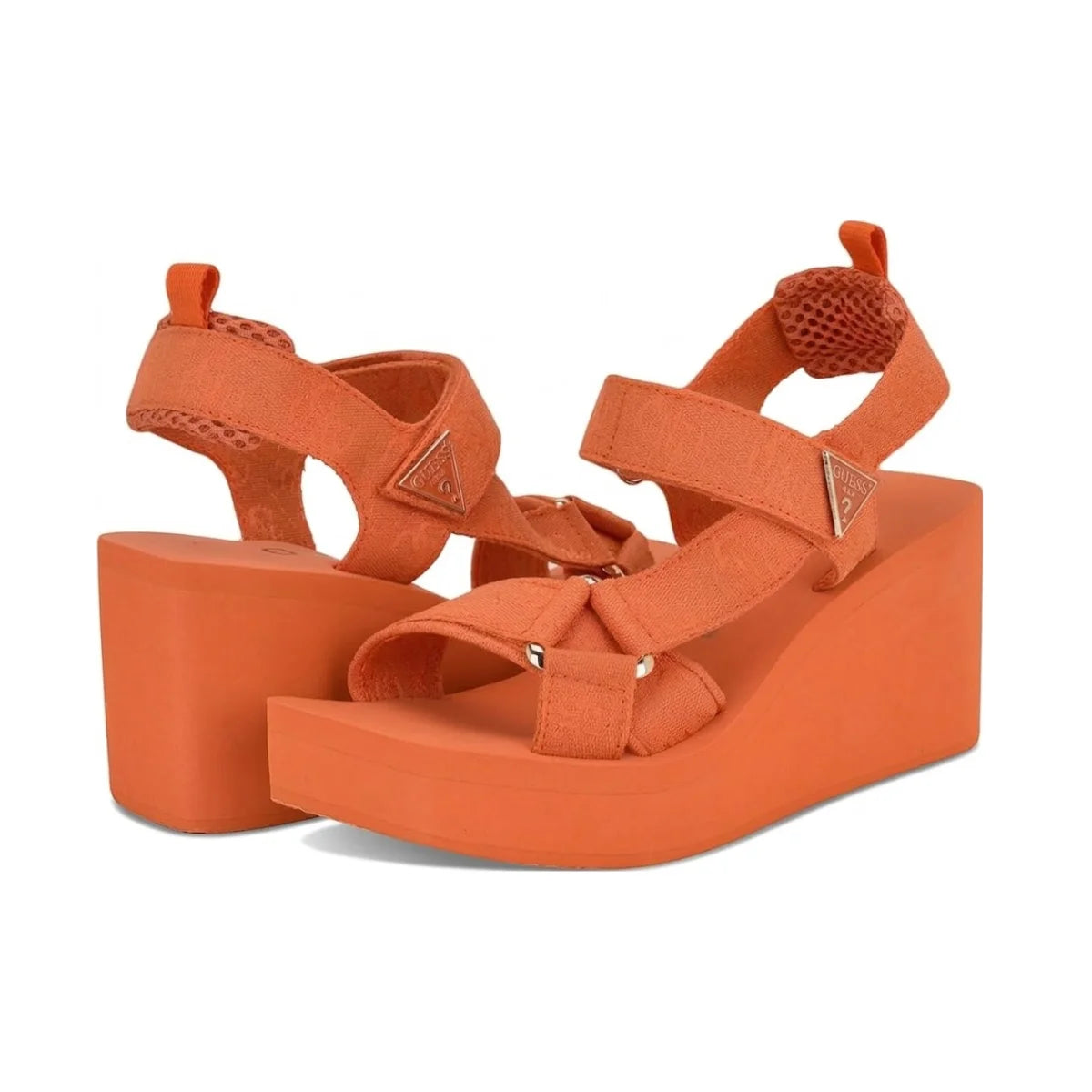 Guess Eveh Wedge Sandals Women - ORG - Orange / 35