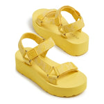 Guess Eveh Wedge Sandals Women - YLW