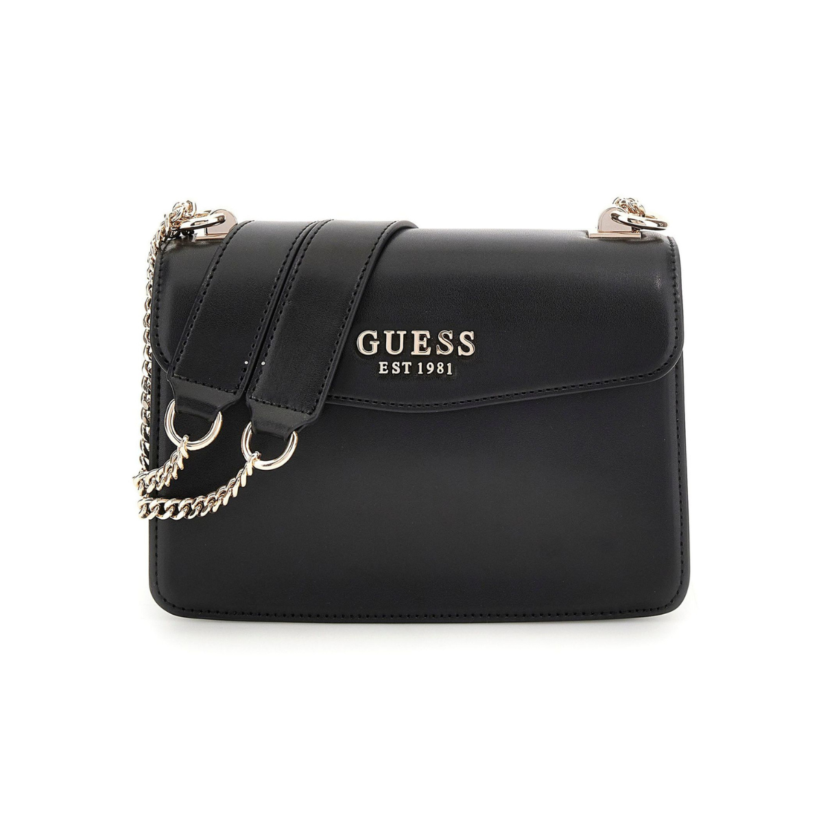 GUESS Evelune Convertible Xbody Flap - BLK - Black