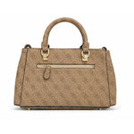 GUESS Evelune Girlfriend Satchel Bag (S) Women - BEG - Beige