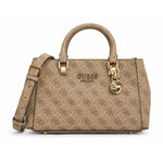 GUESS Evelune Girlfriend Satchel Bag (S) Women - BEG - Beige