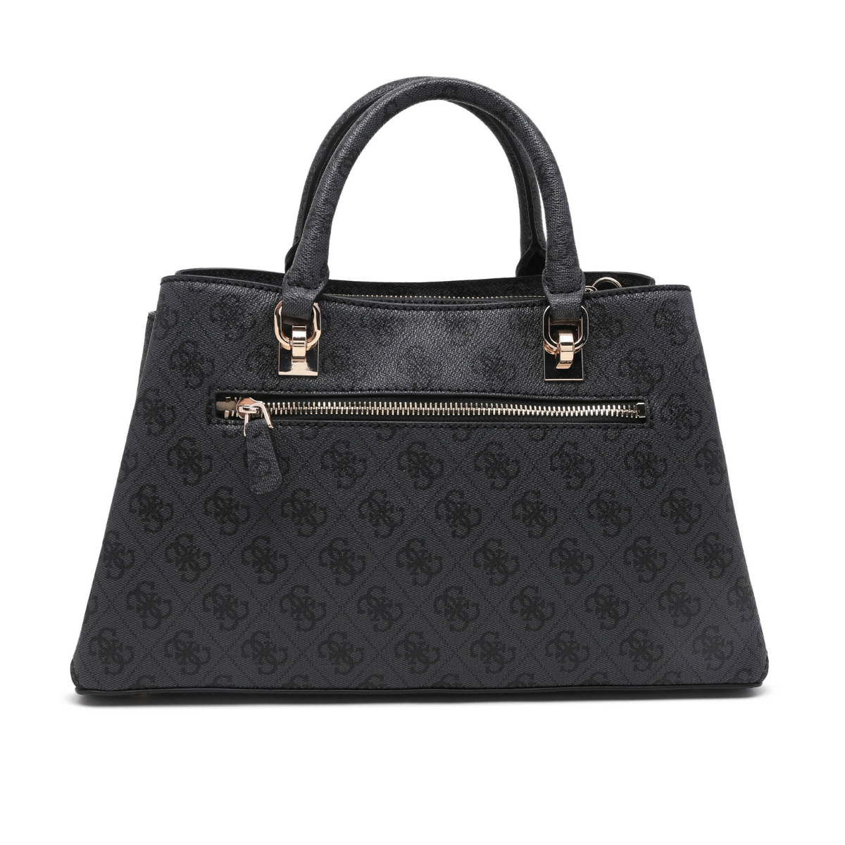 GUESS Evelune Girlfriend Satchel Bag Size Small - GRY - Gray