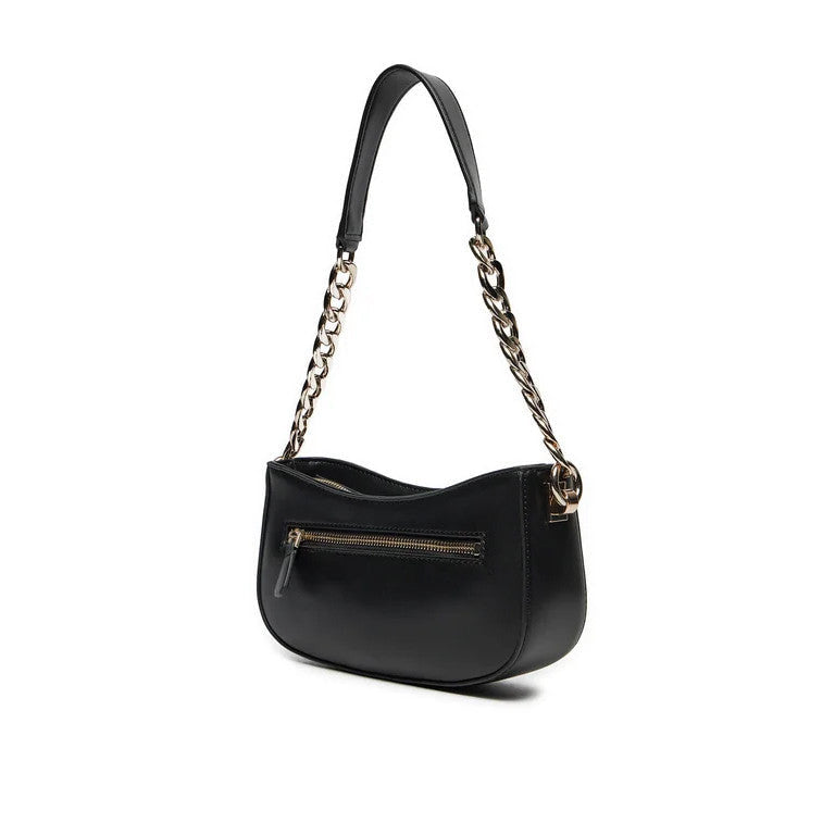 GUESS Evelune Top Zip Shoulder Bag - BLK - Black