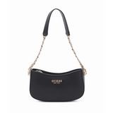GUESS Evelune Top Zip Shoulder Bag - BLK - Black
