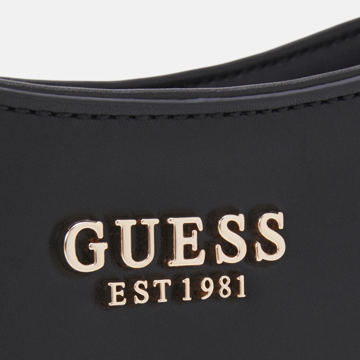 GUESS Evelune Top Zip Shoulder Bag - BLK - Black
