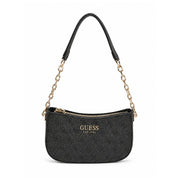 GUESS Evelune Top Zip Shoulder Bag - COL - Coal