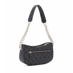 GUESS Evelune Top Zip Shoulder Bag - GRY - Gray