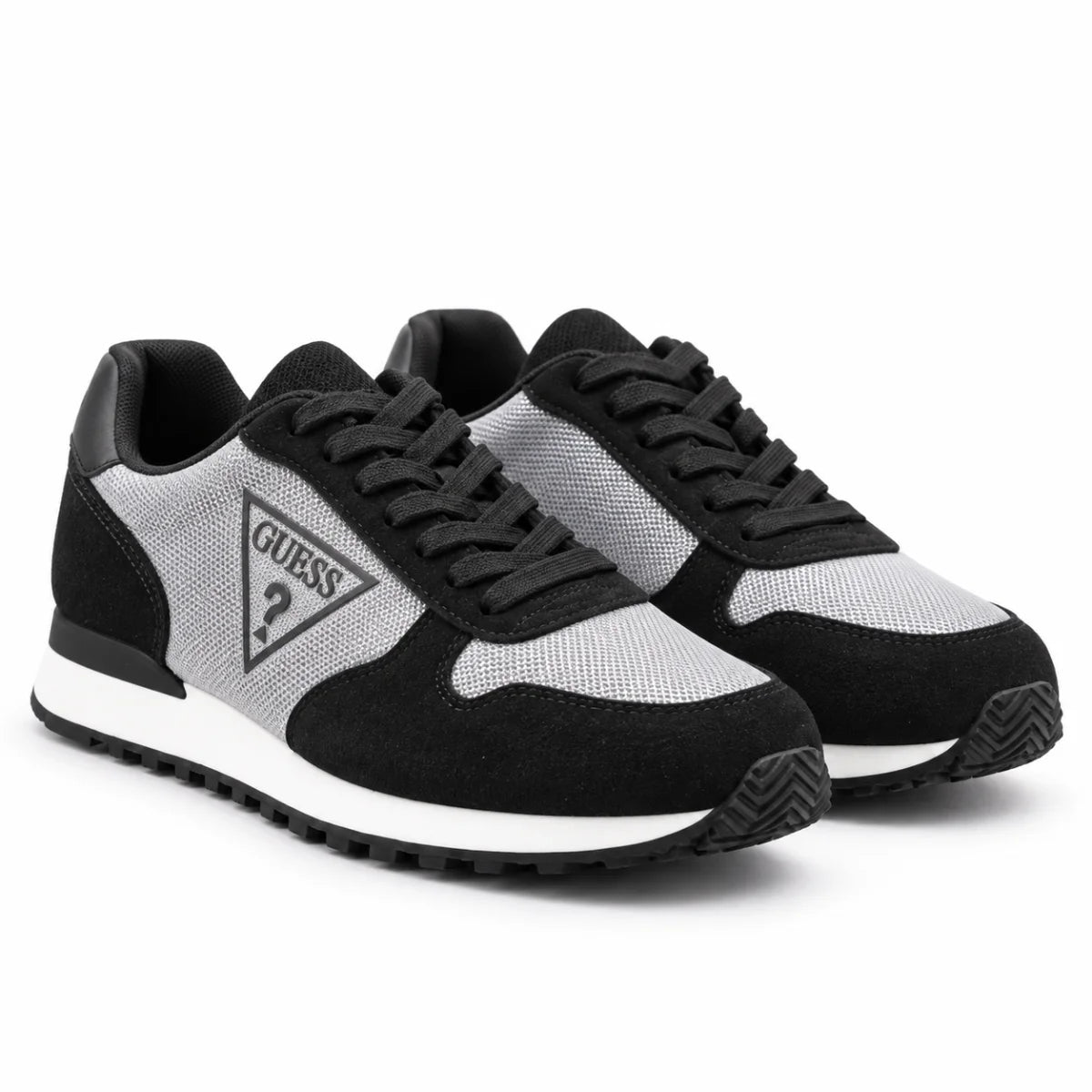 GUESS Fano Leather Sneakers Men - BLK