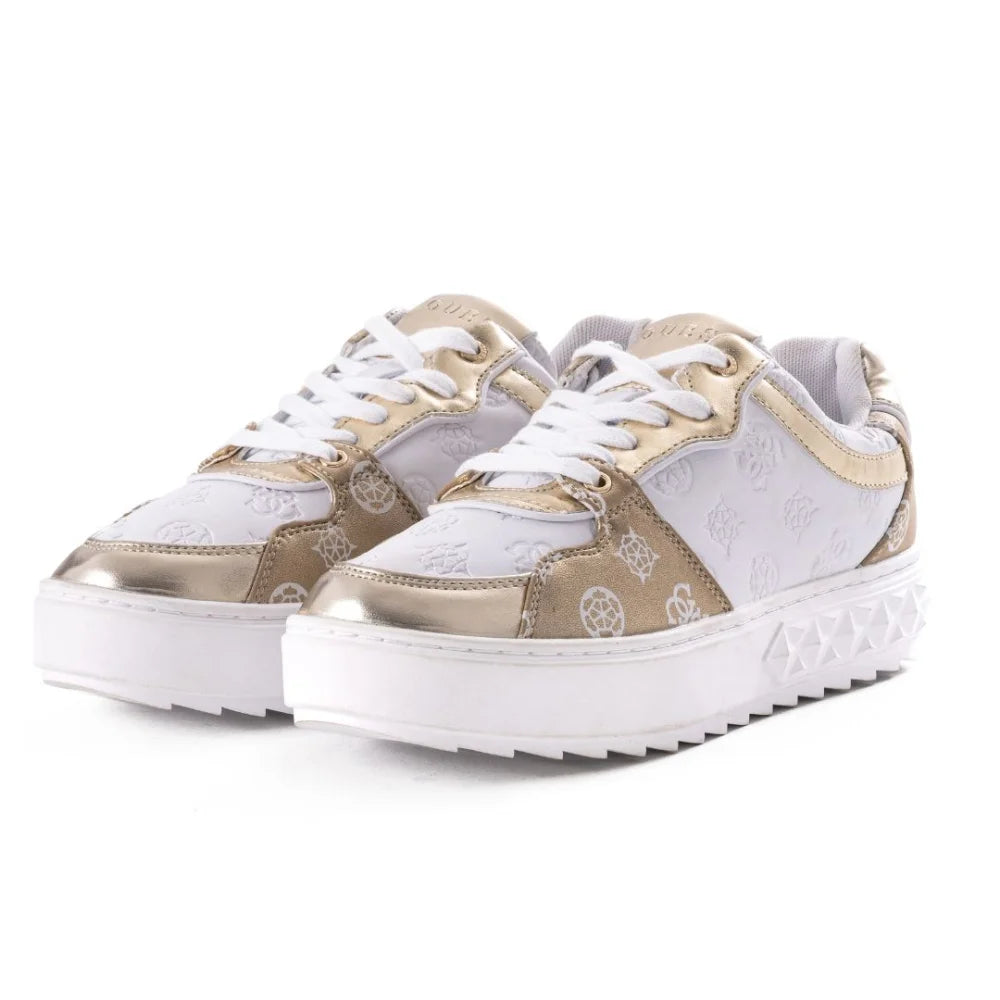 GUESS Fiena Sneaker Women - WHTGOLD - Shoes