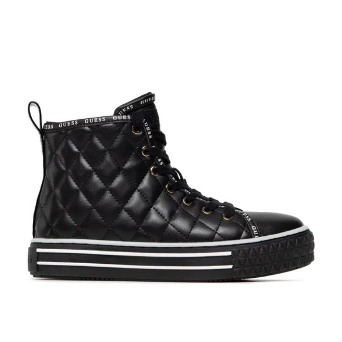 GUESS FL7PJD SMA12 Black Sneakers-BLK - Black / 41