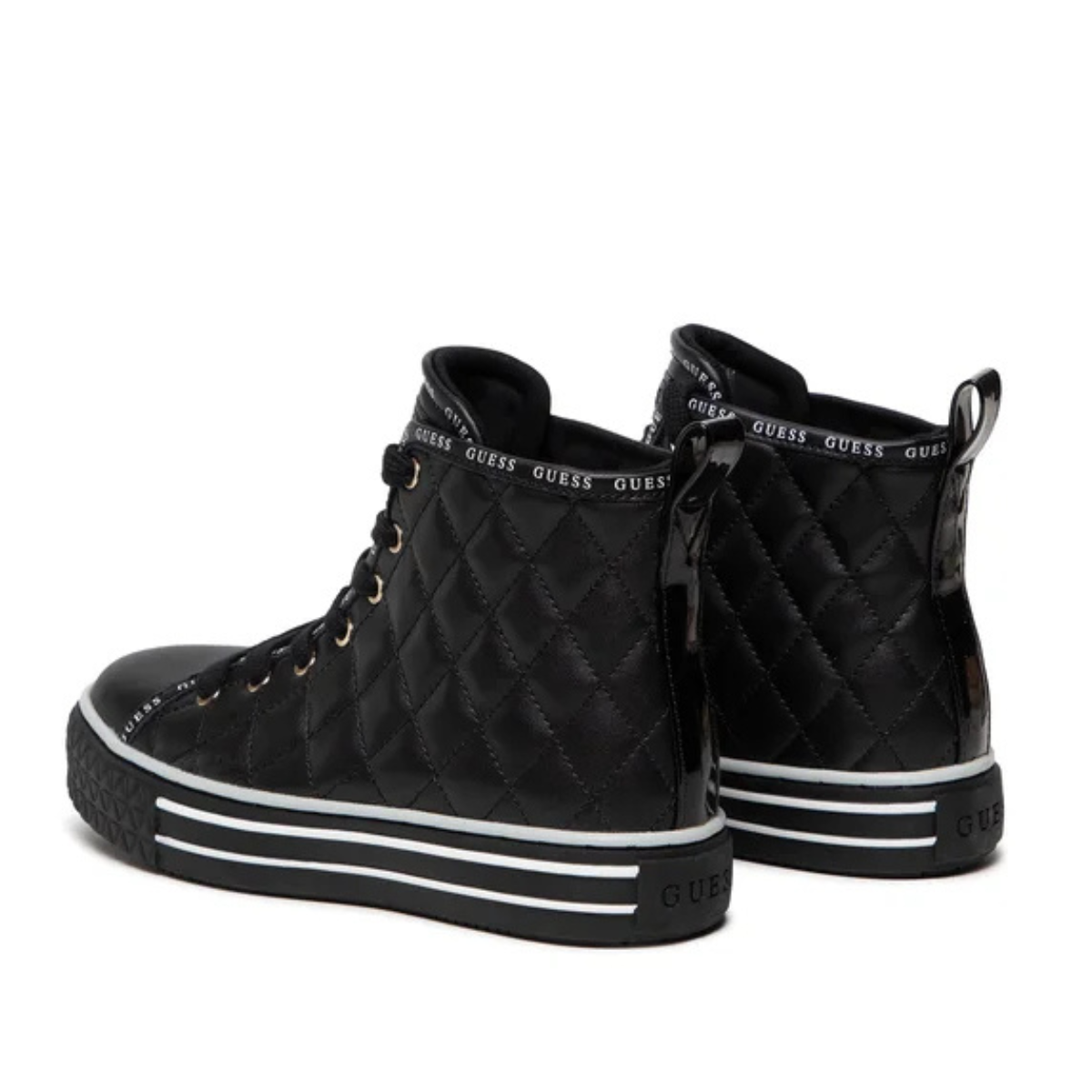 GUESS FL7PJD SMA12 Black Sneakers-BLK - Black / 41