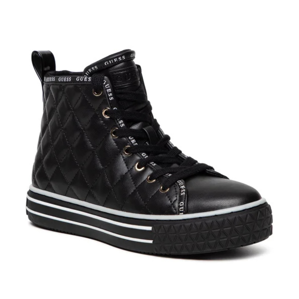 GUESS FL7PJD SMA12 Black Sneakers-BLK - Black / 41