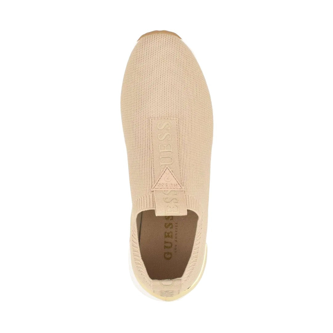 GUESS Flavia Knit Slip-On Sneakers Women - BEG