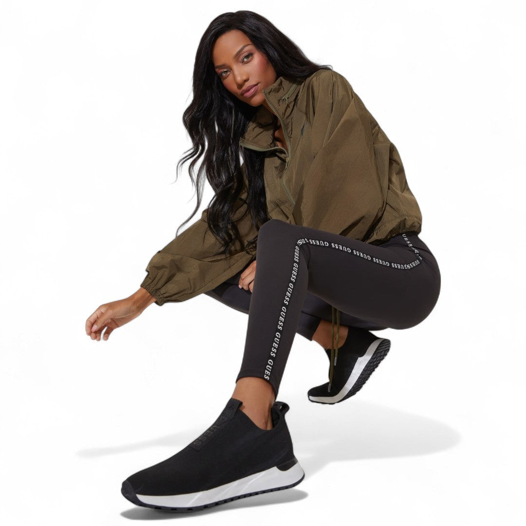 GUESS Flavia Knit Slip-On Sneakers Women - BLK