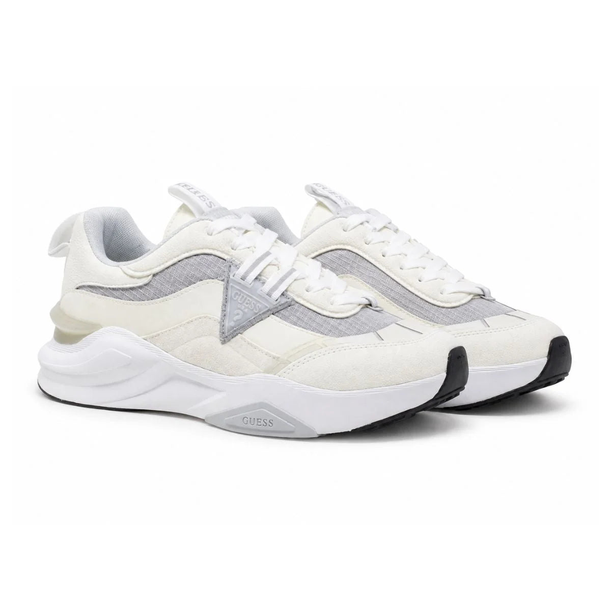 GUESS FMTVAL FAB12 Sneakers Men - BEGGRY - Beige - Grey / 40