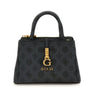 GUESS G James 4G Peony Logo Handbag - Coal