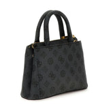 GUESS G James 4G Peony Logo Handbag - Coal