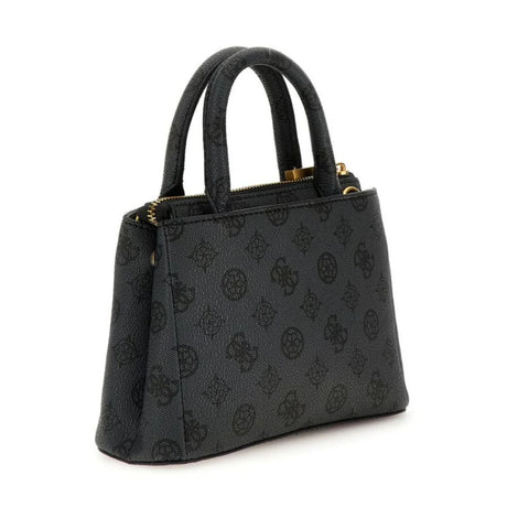 GUESS G James 4G Peony Logo Handbag - Coal