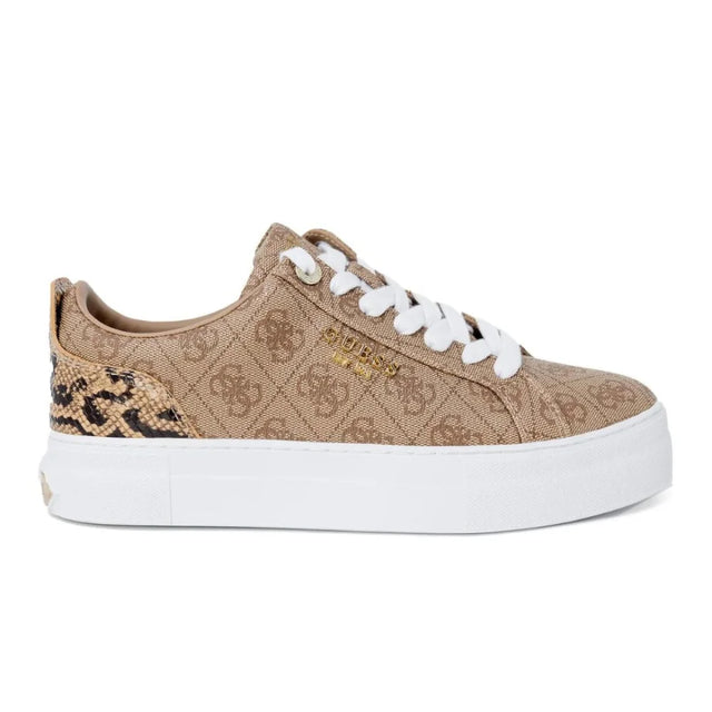 GUESS Genza Sneakers Women - BEISNK Beige/ Snake / 36 Shoes