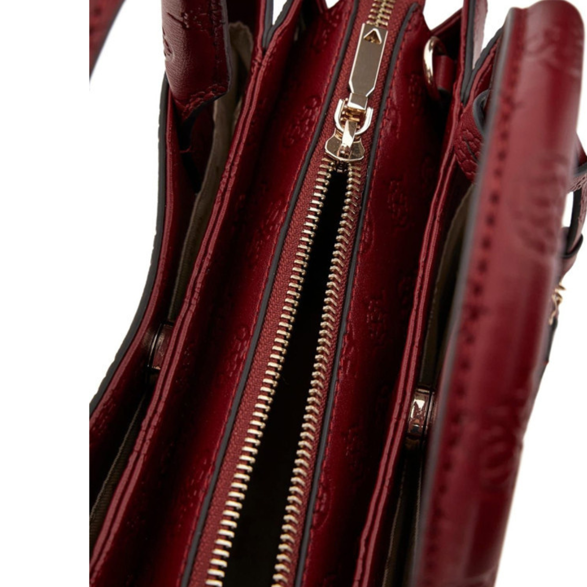 GUESS GERTY GIRLFRIEND SATCHEL Bag Handbag Women - RED - Red