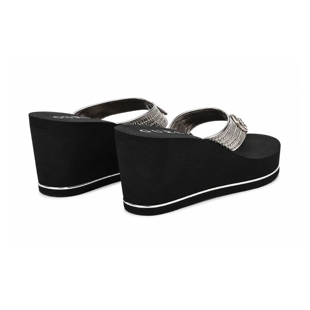 GUESS Glow Platform Sandals Women - BLK