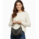 GUESS golden rock mini hobo Women - BLK - Black