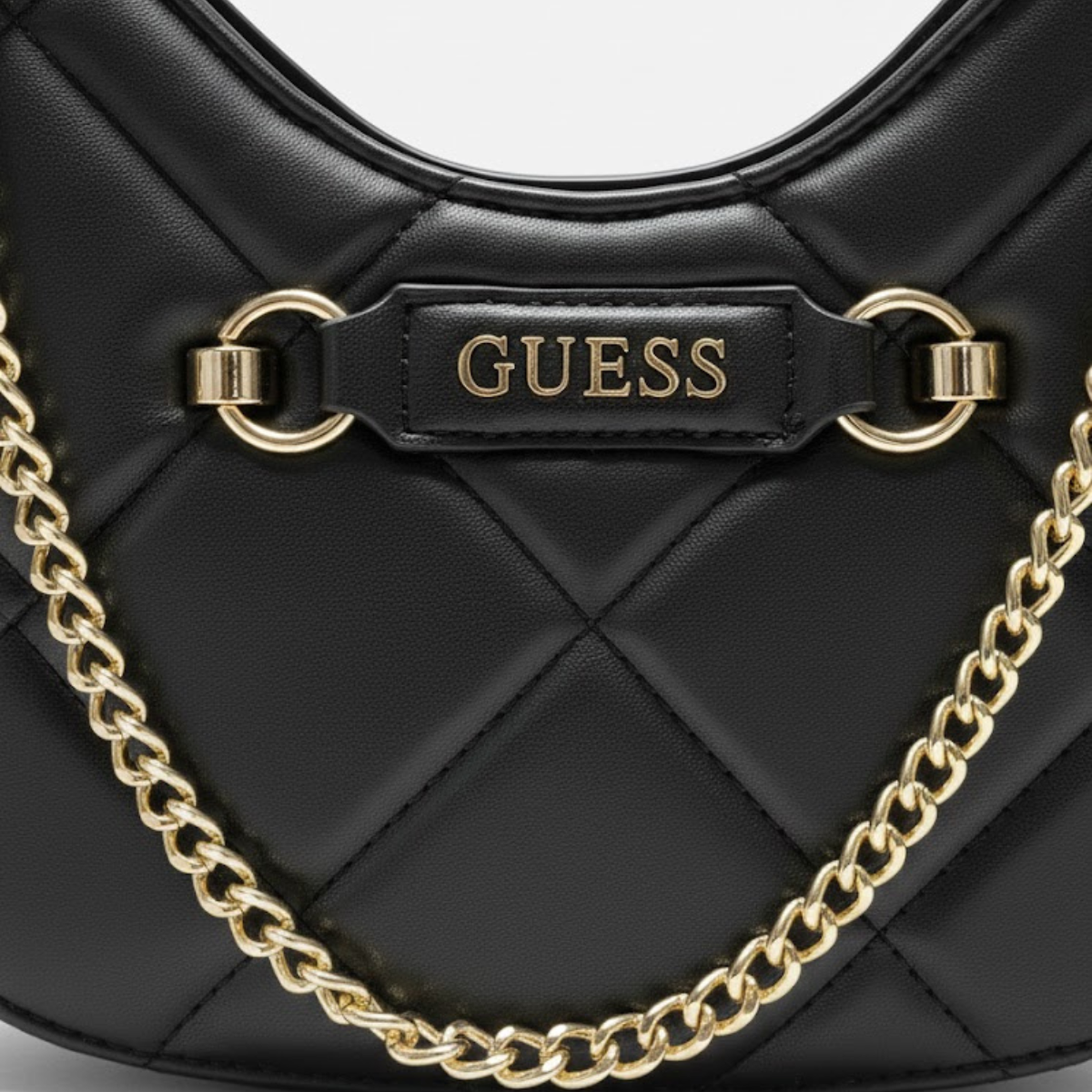 GUESS golden rock mini hobo Women - BLK - Black