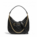 GUESS golden rock mini hobo Women - BLK - Black