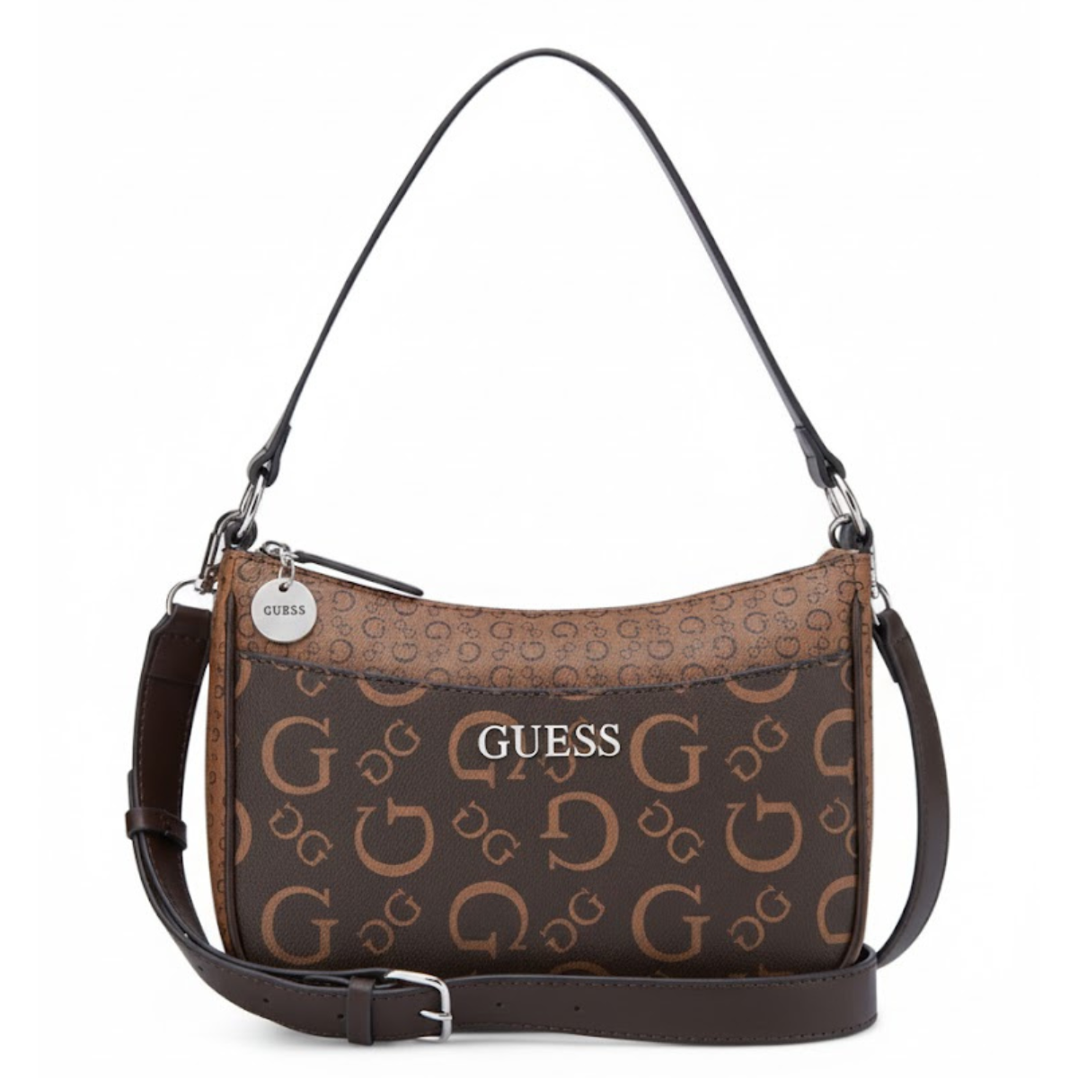 GUESS Granby Structured Shoulder Bag Women - BRN - Brown