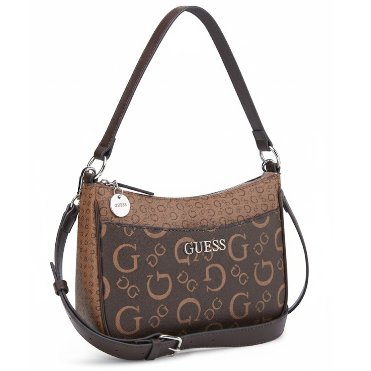 GUESS Granby Structured Shoulder Bag Women - BRN - Brown