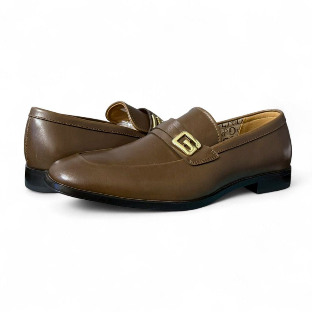 GUESS Horanz Dress Loafers Men - BRN - Brown / 42