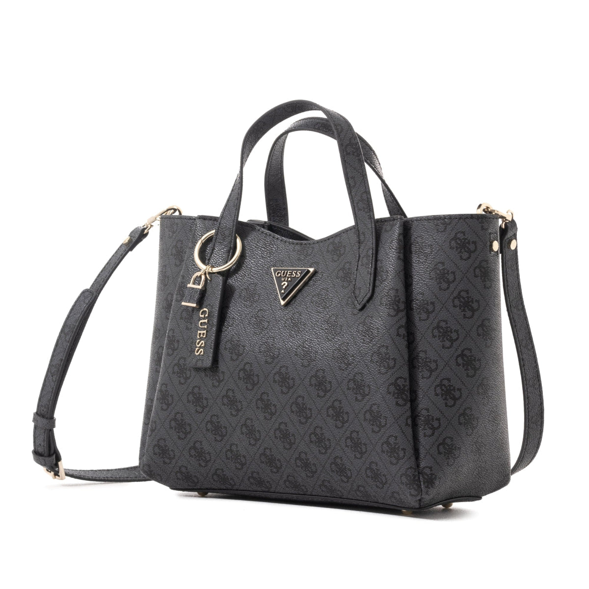 GUESS Iwona Girlfriend Satchel Bag - GRY - Gray