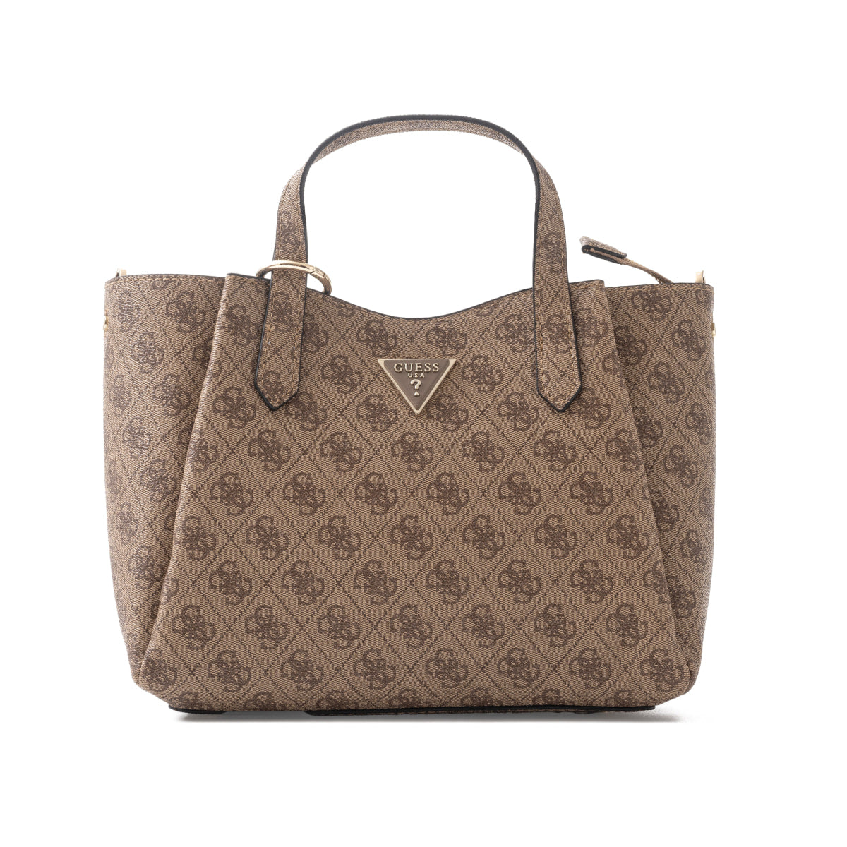 Guess Iwona Girlfriend Satchel Handbag - BEG - Beige