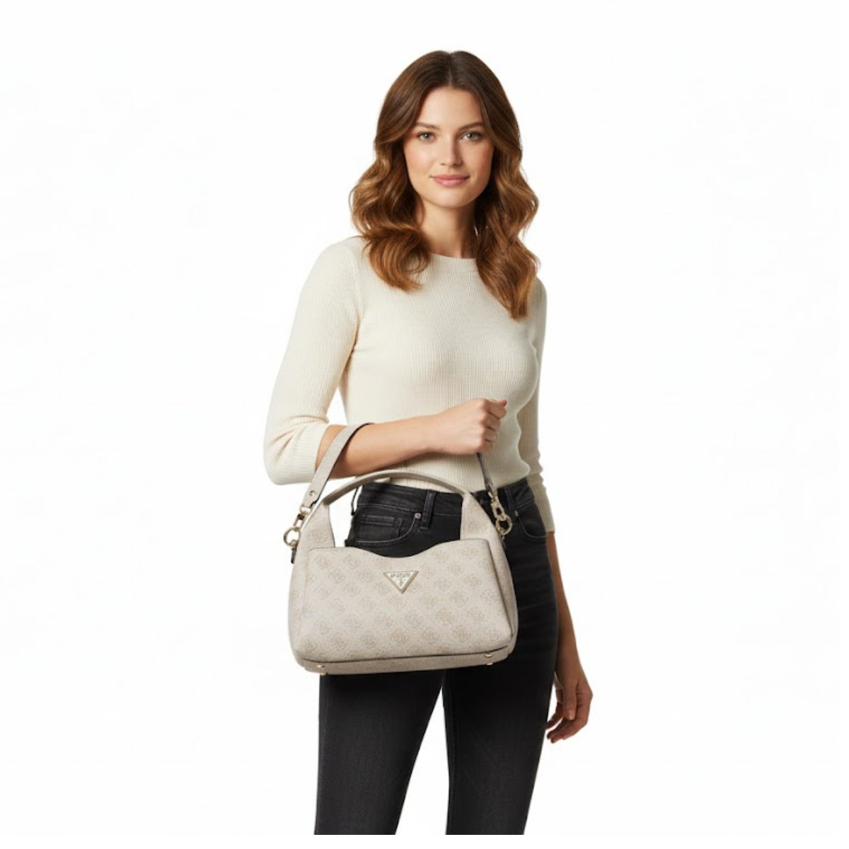 GUESS Iwona Top Zip Women Bag - PNK - Pink