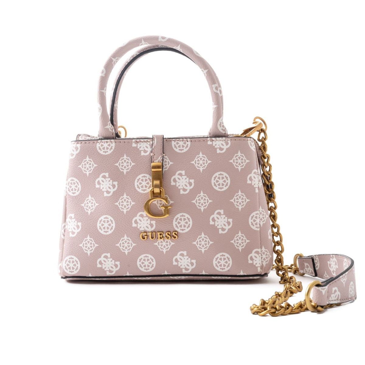 GUESS James 4G peony logo handbag - PNK - Pink