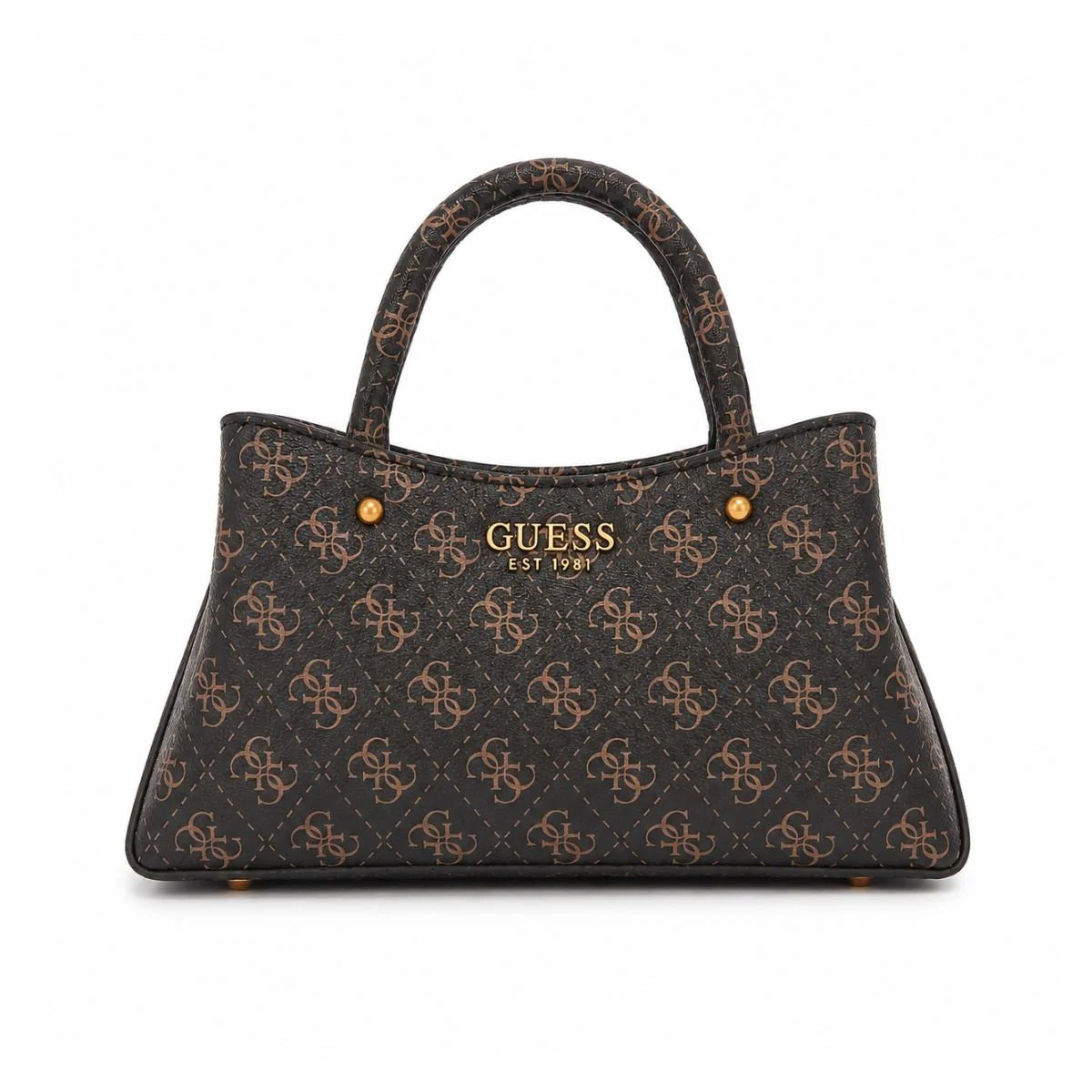 GUESS James peony logo handbag Women - BRN - Brown