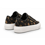 GUESS Jelexa 4G Logo Leather Sneakers Women - BLK