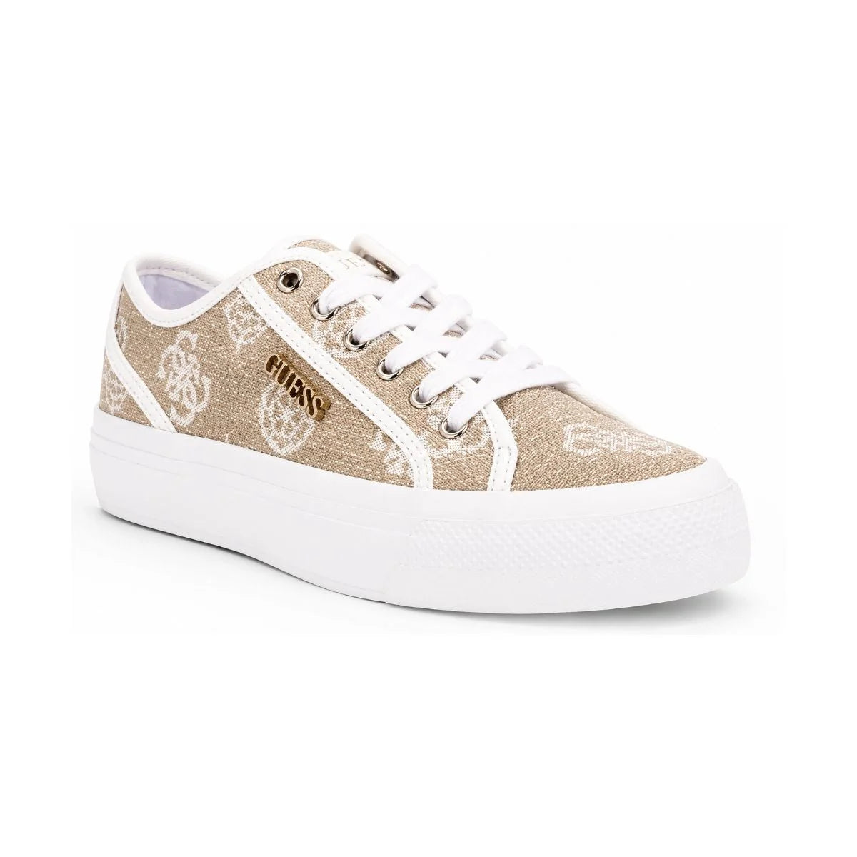 GUESS Jelexa Low-Top Sneakers Women - BEGWHT